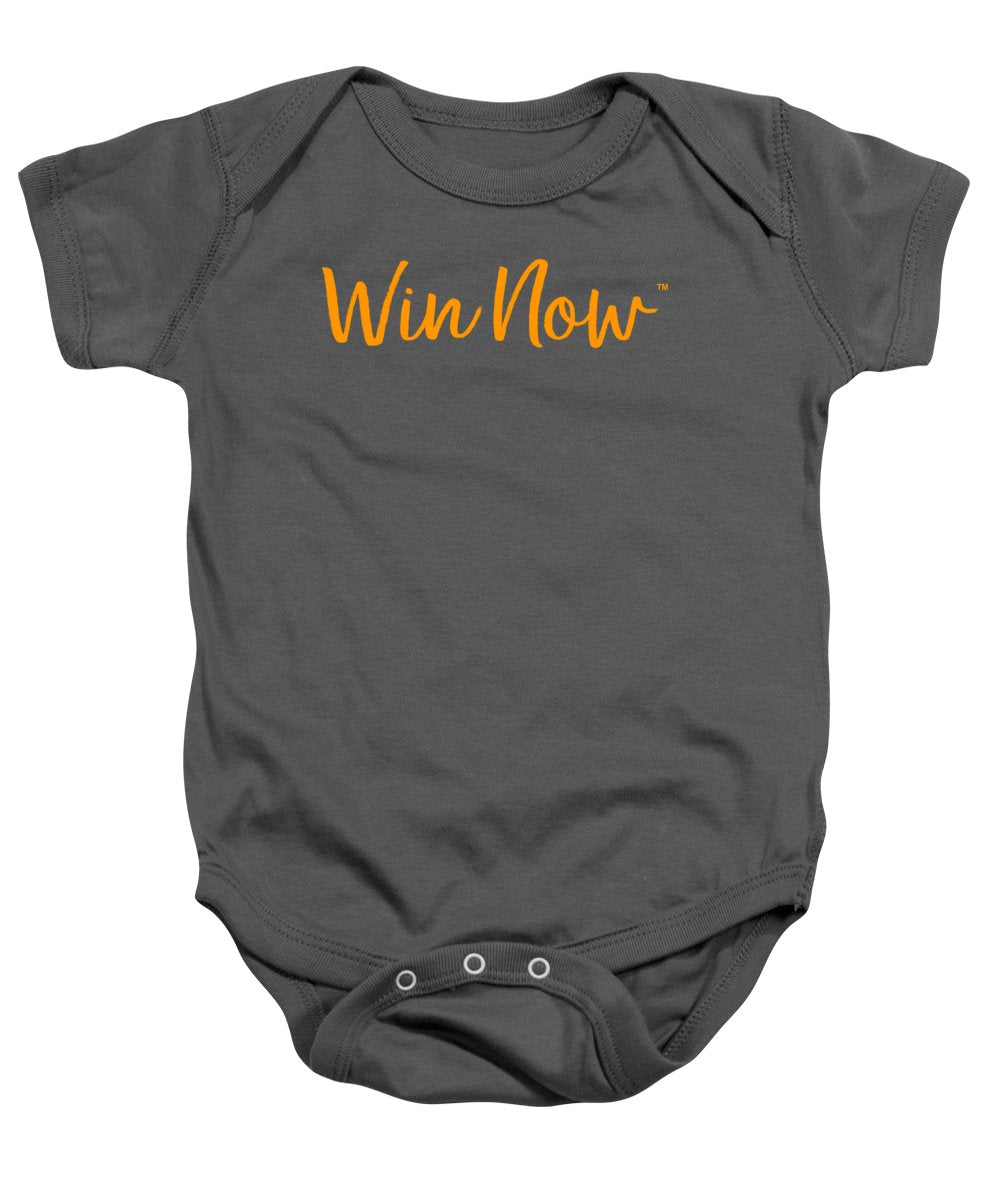 Orange Win Now - Baby Onesie