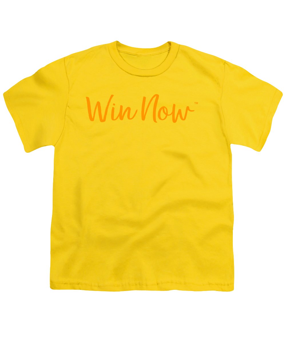 Orange Win Now - Youth T-Shirt