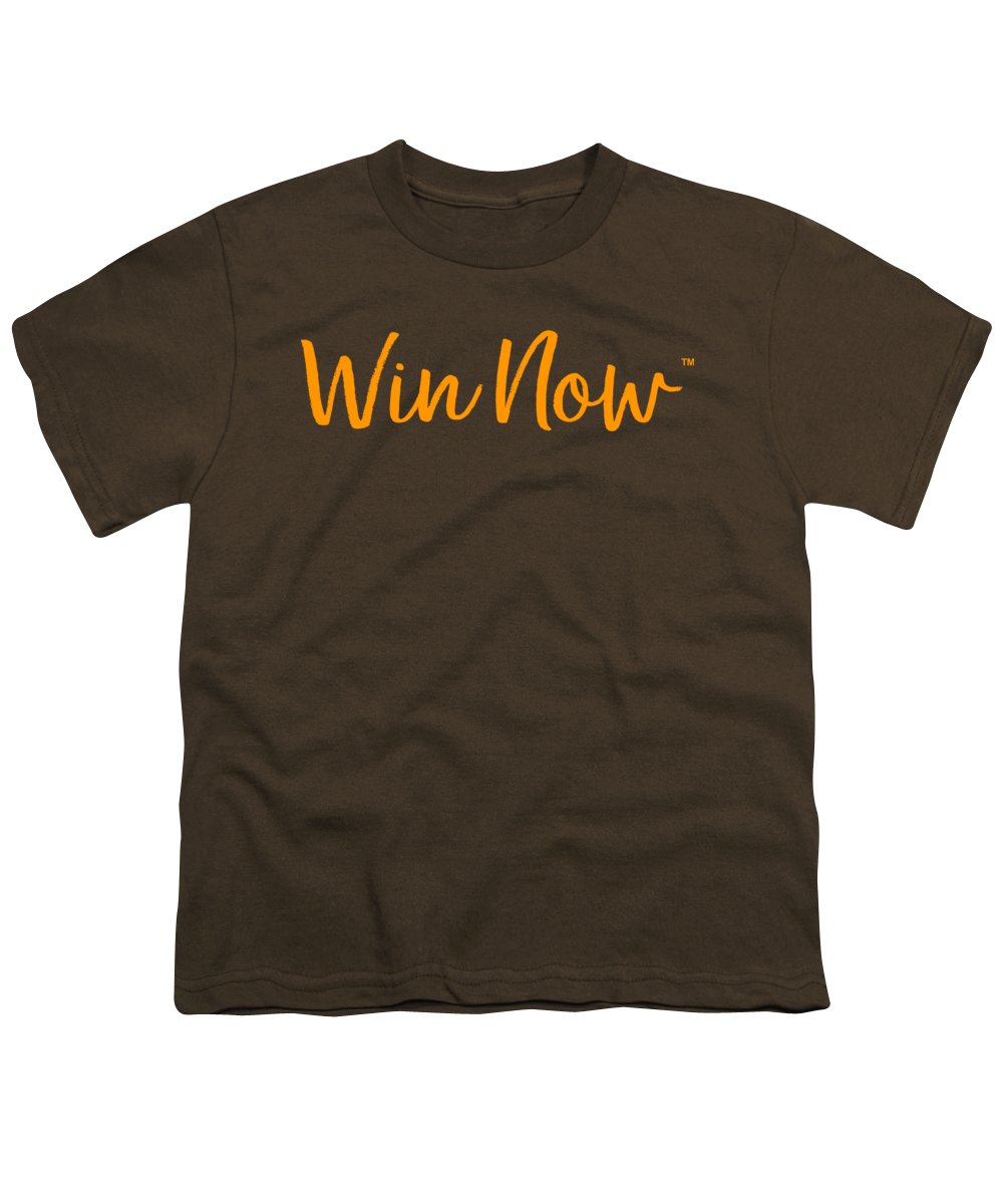 Orange Win Now - Youth T-Shirt