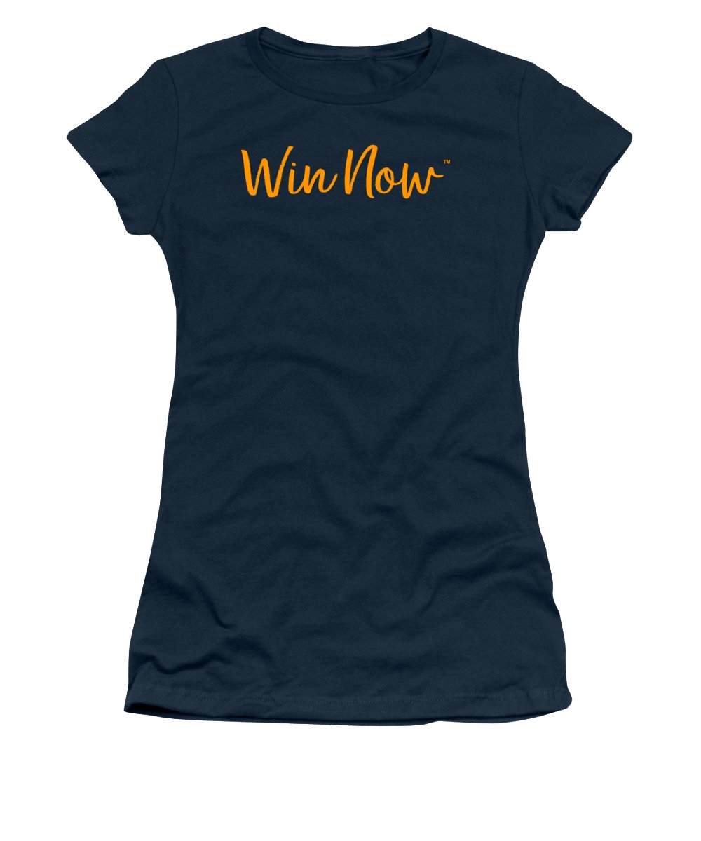 Orange Win Now - Women's T-Shirt