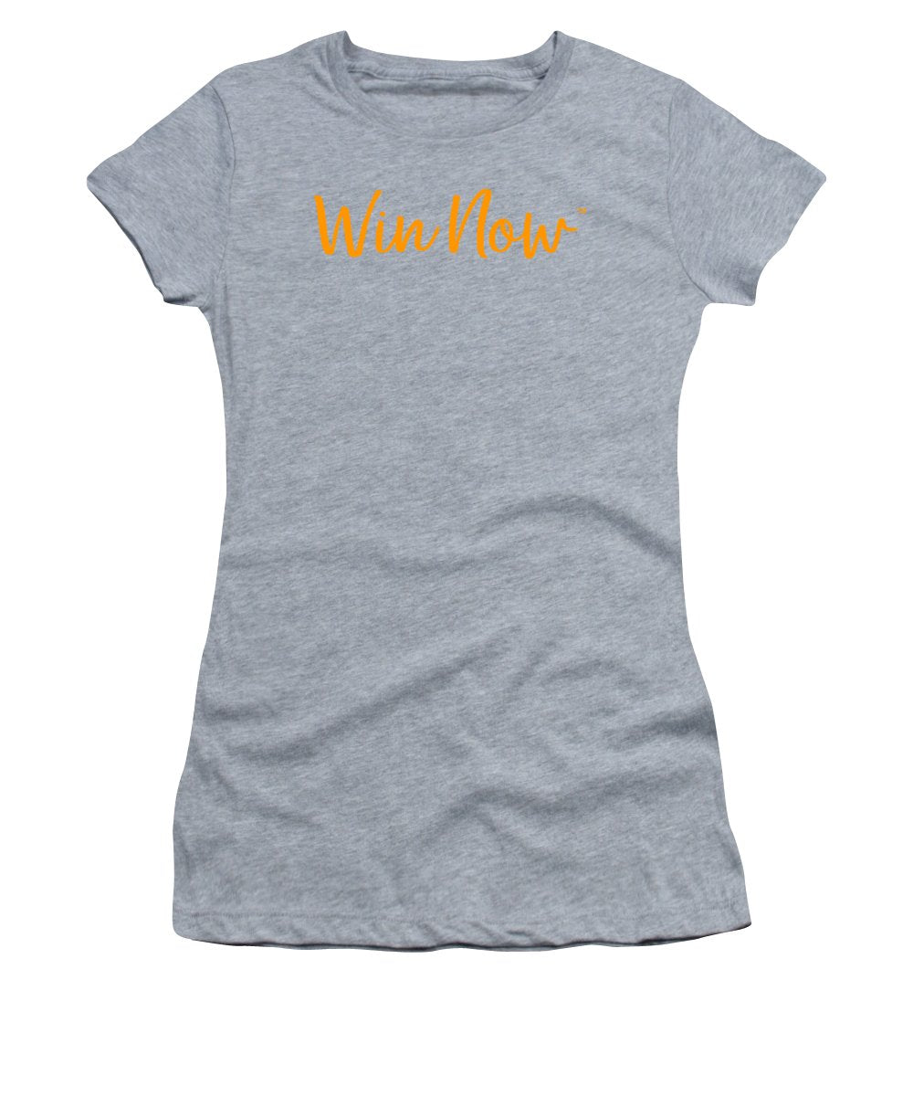 Orange Win Now - Women's T-Shirt