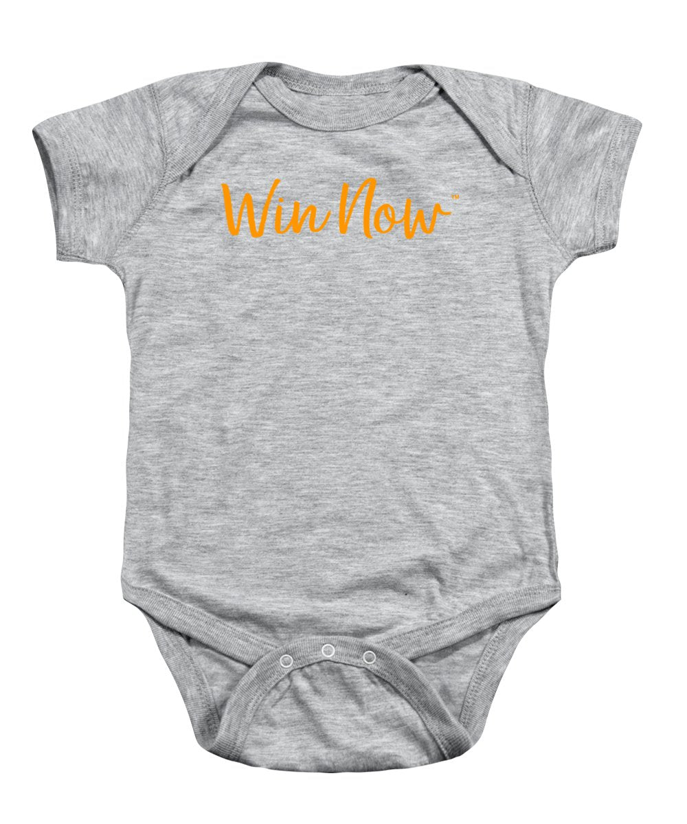 Orange Win Now - Baby Onesie
