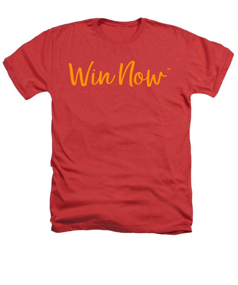 Orange Win Now - Heathers T-Shirt