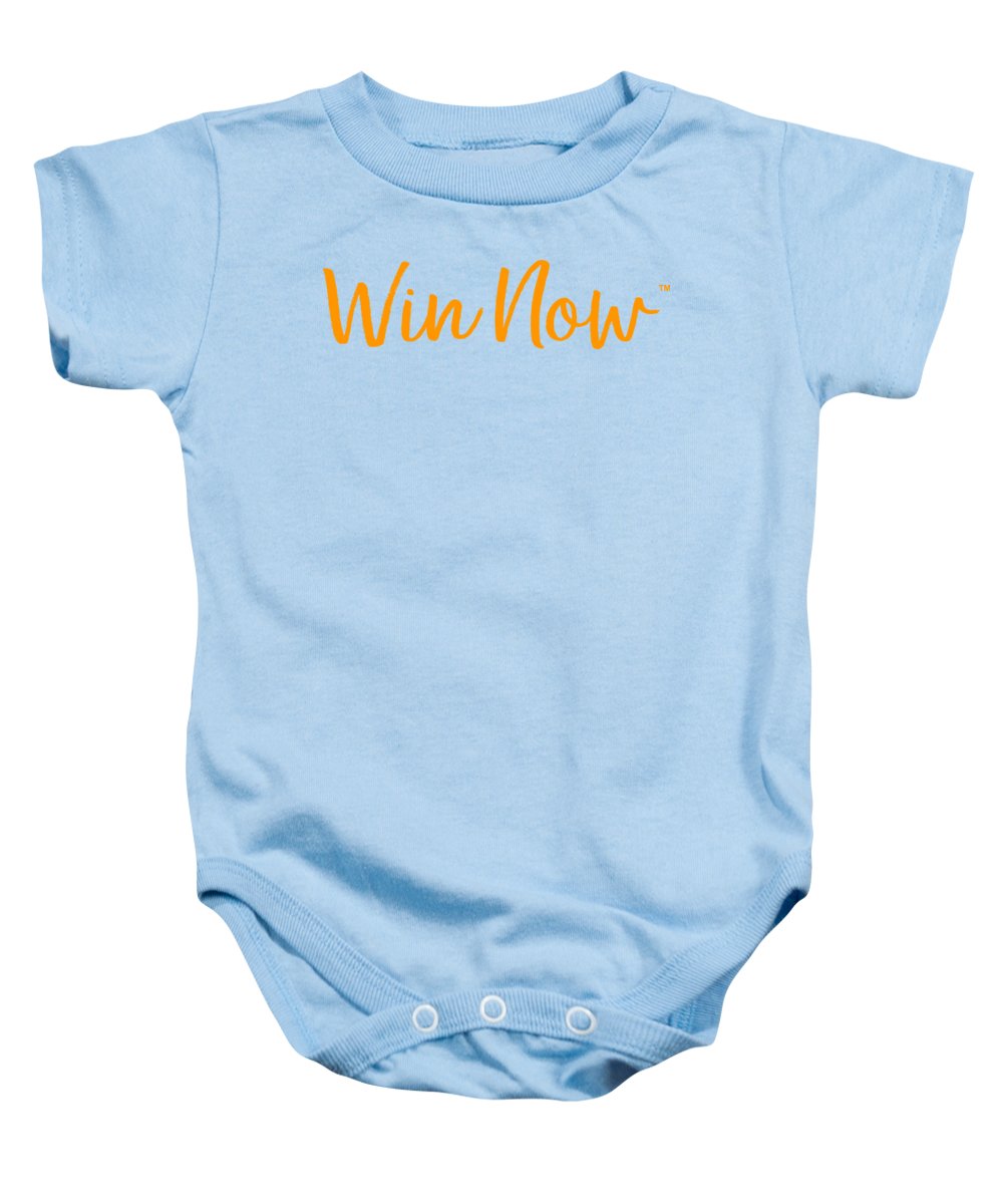 Orange Win Now - Baby Onesie