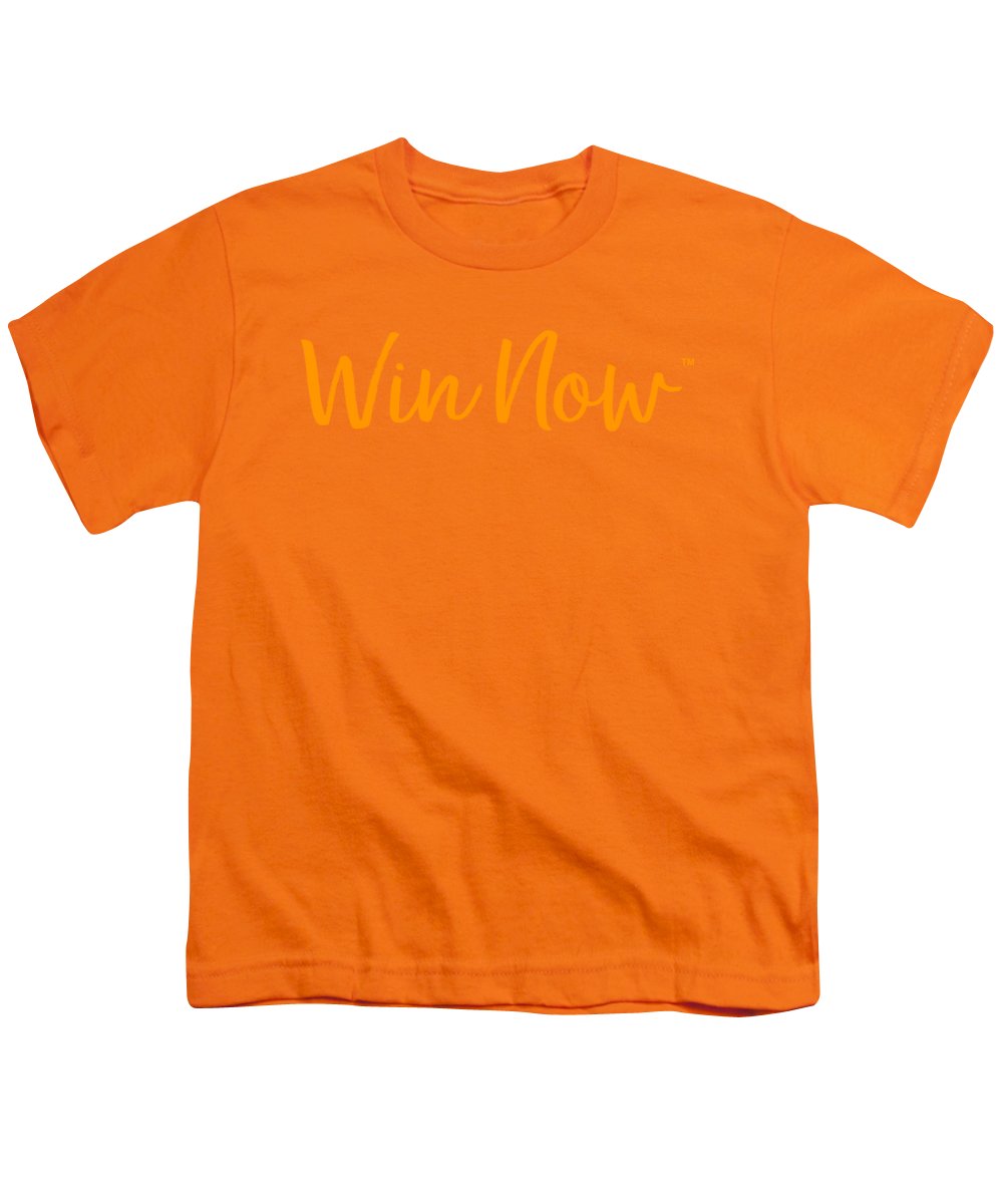 Orange Win Now - Youth T-Shirt
