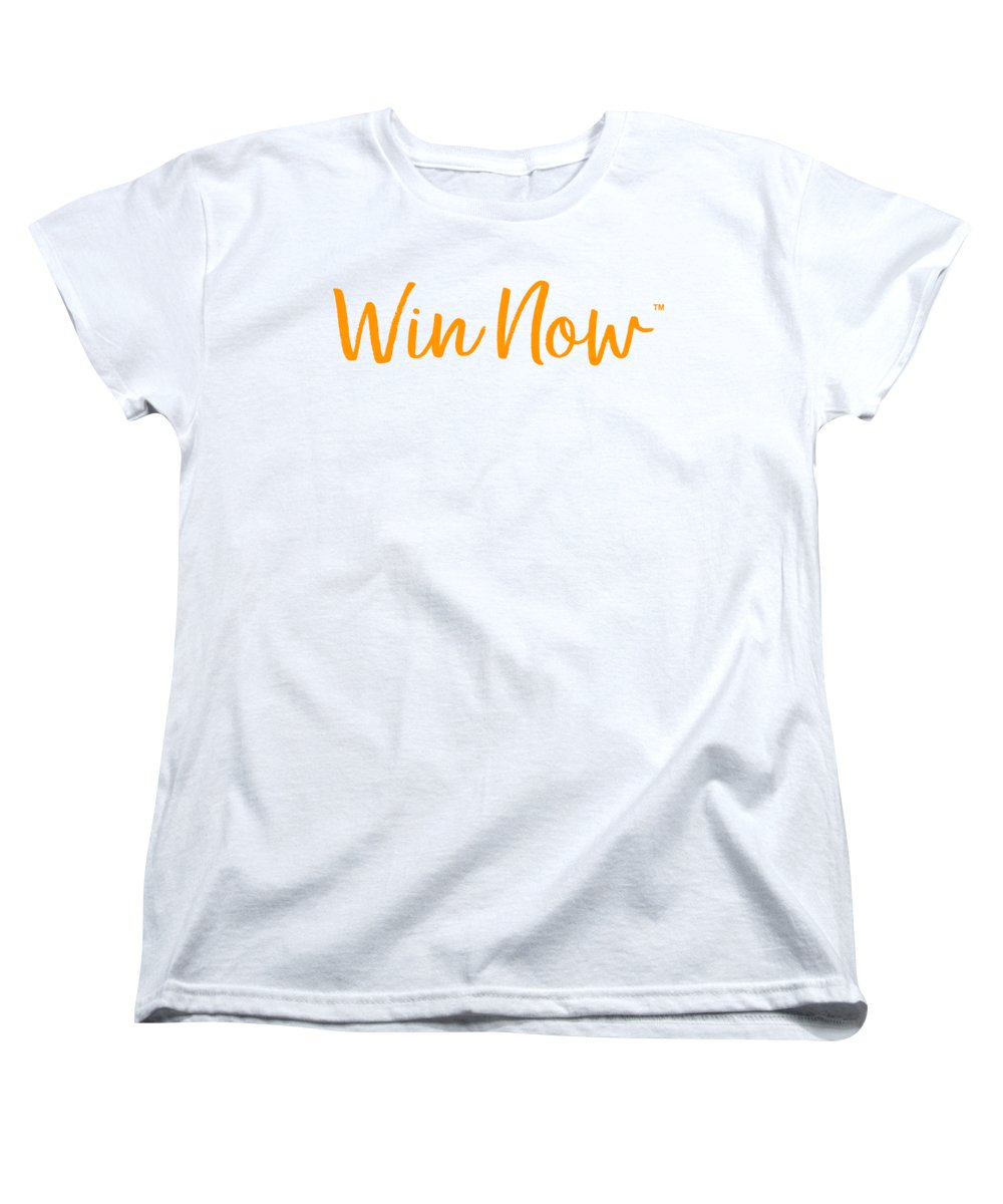 Orange Win Now - Women's T-Shirt (Standard Fit)