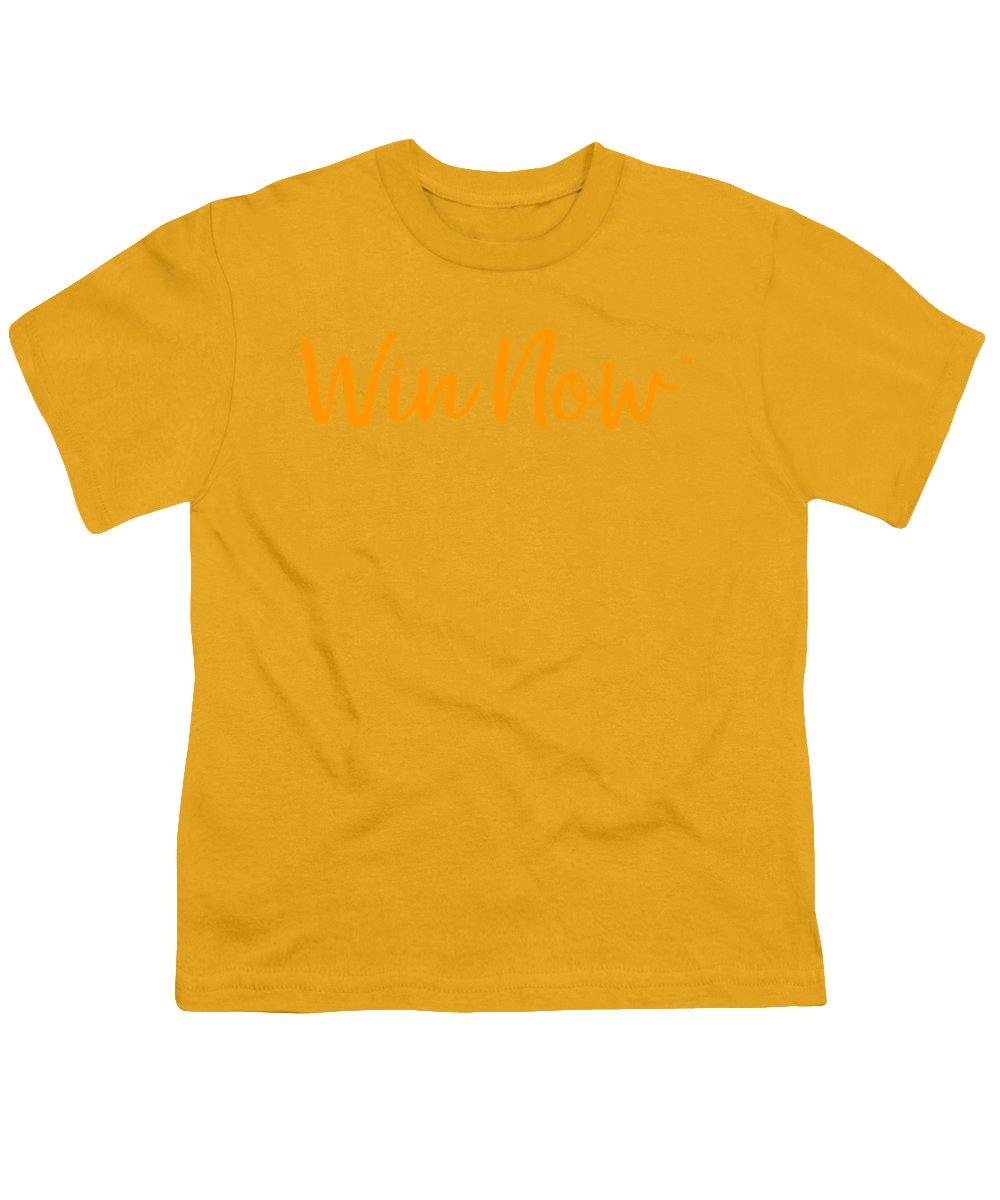 Orange Win Now - Youth T-Shirt