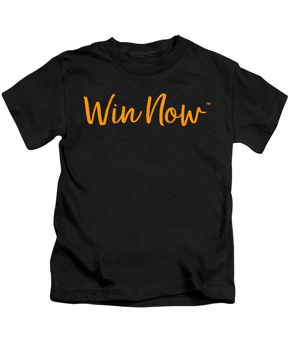 Orange Win Now - Kids T-Shirt