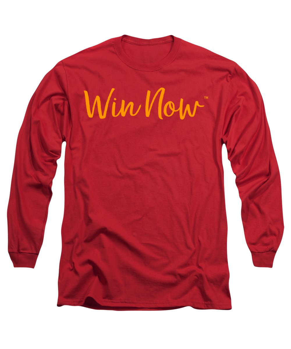 Orange Win Now - Long Sleeve T-Shirt
