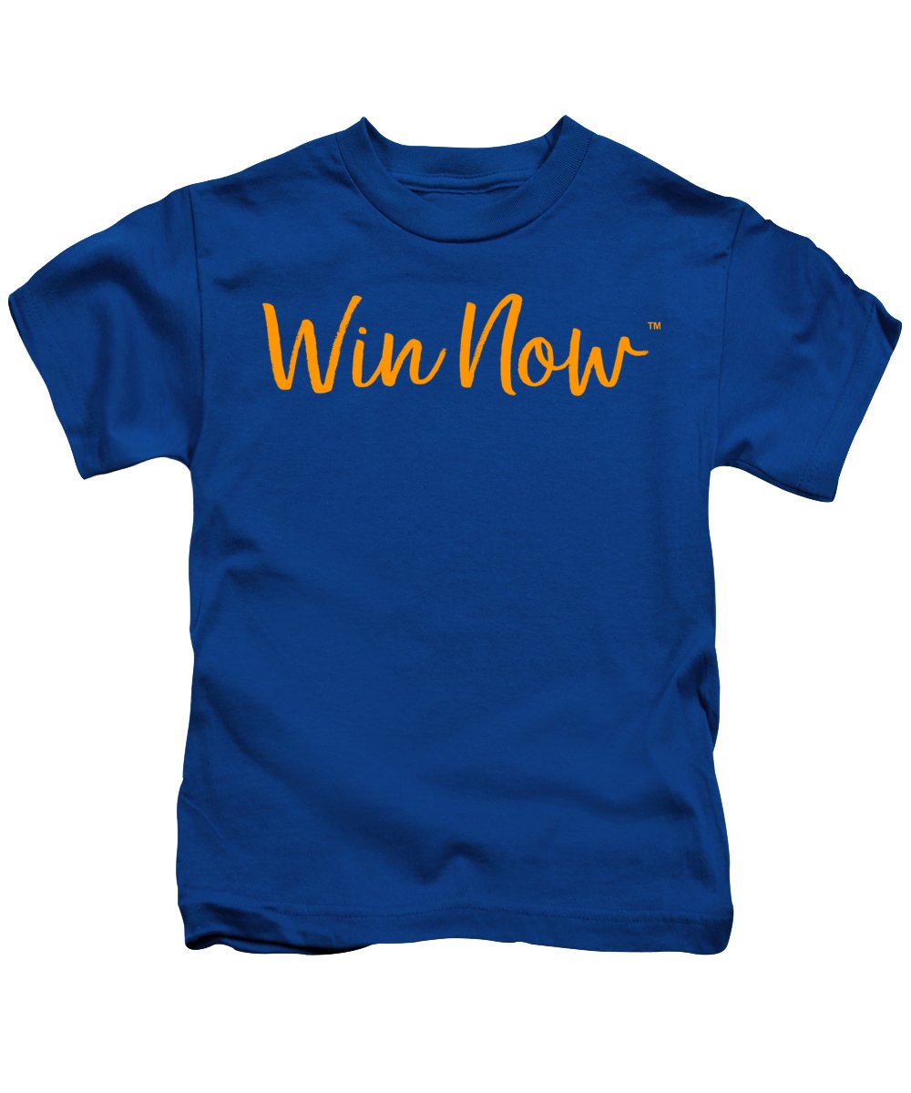 Orange Win Now - Kids T-Shirt