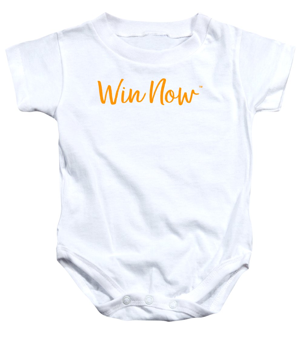 Orange Win Now - Baby Onesie