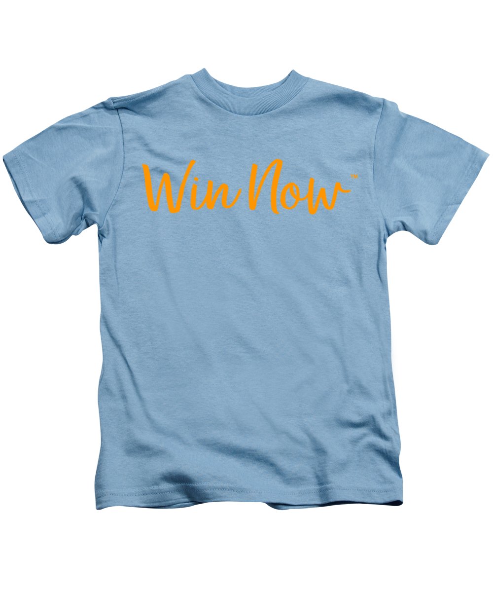 Orange Win Now - Kids T-Shirt