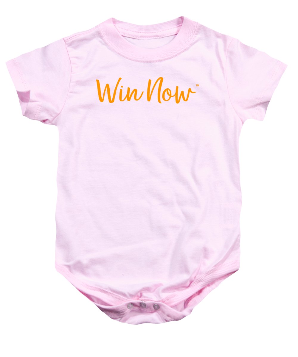 Orange Win Now - Baby Onesie
