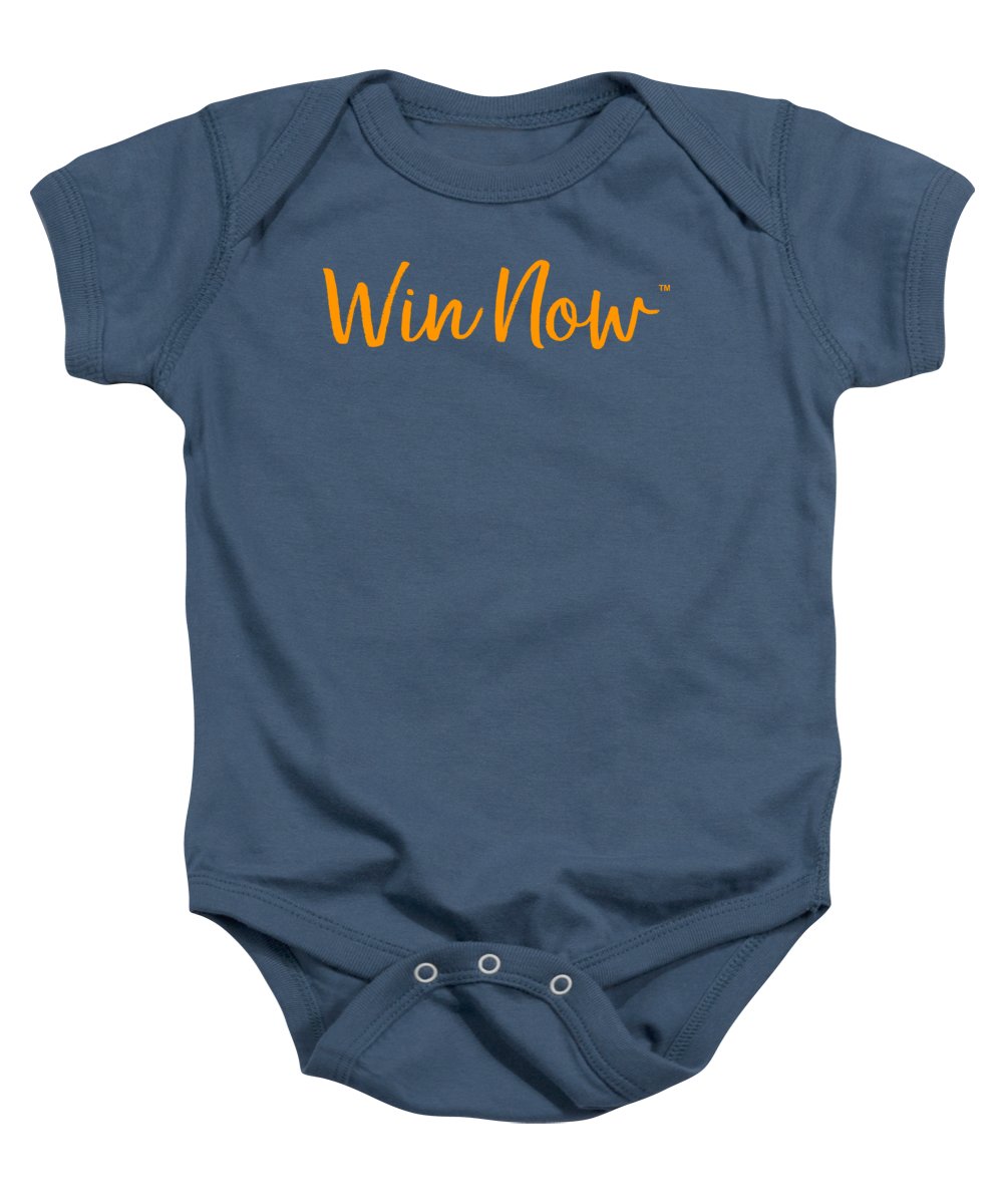 Orange Win Now - Baby Onesie