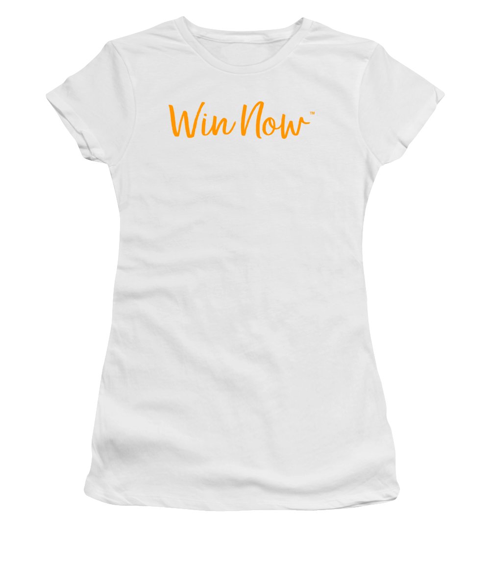 Orange Win Now - Women's T-Shirt