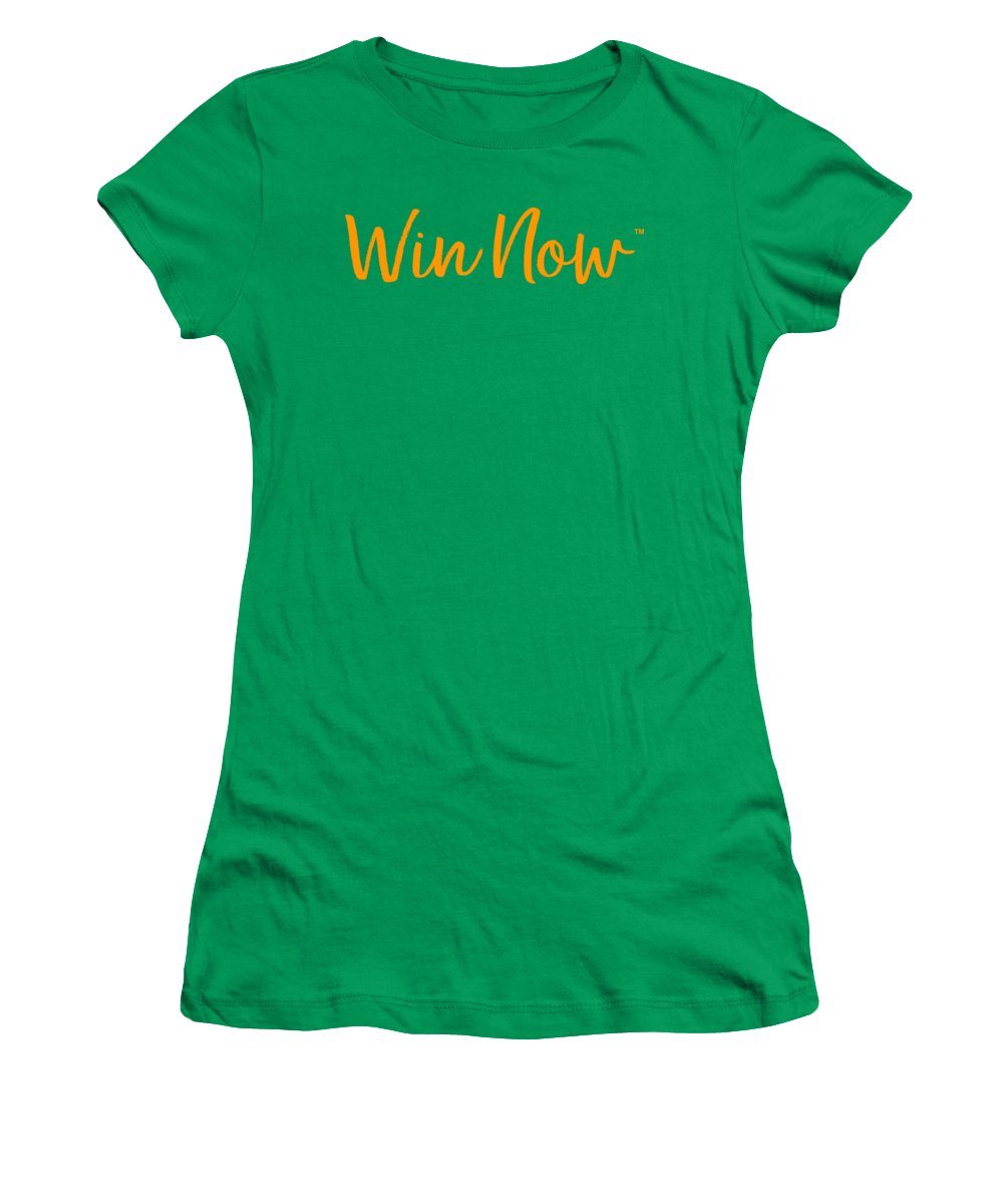 Orange Win Now - Women's T-Shirt