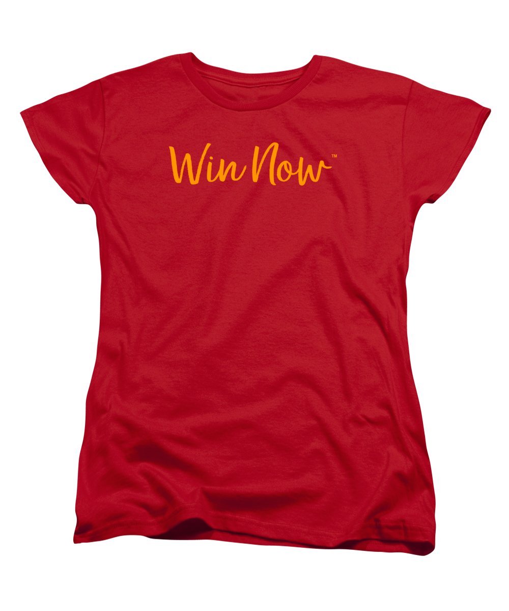 Orange Win Now - Women's T-Shirt (Standard Fit)