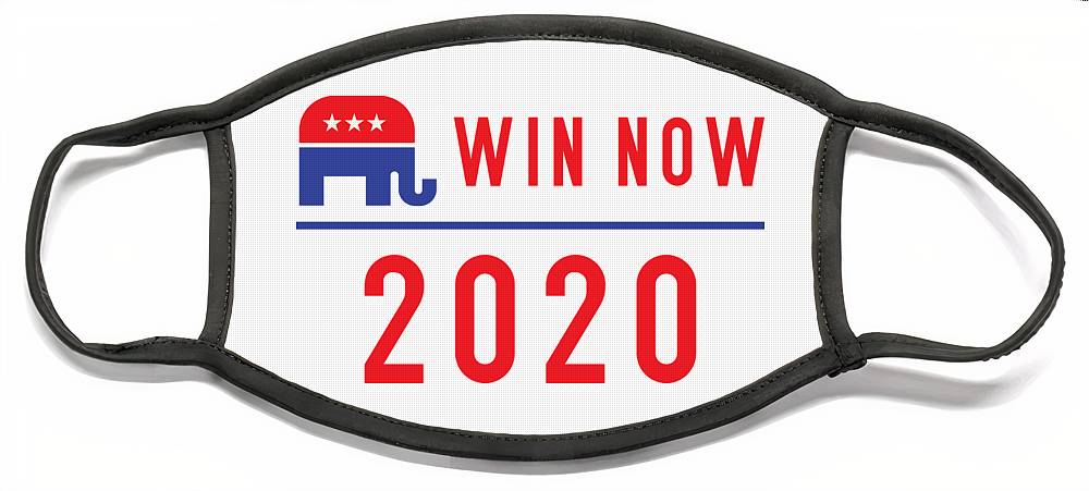 Republicans Win Now - Face Mask