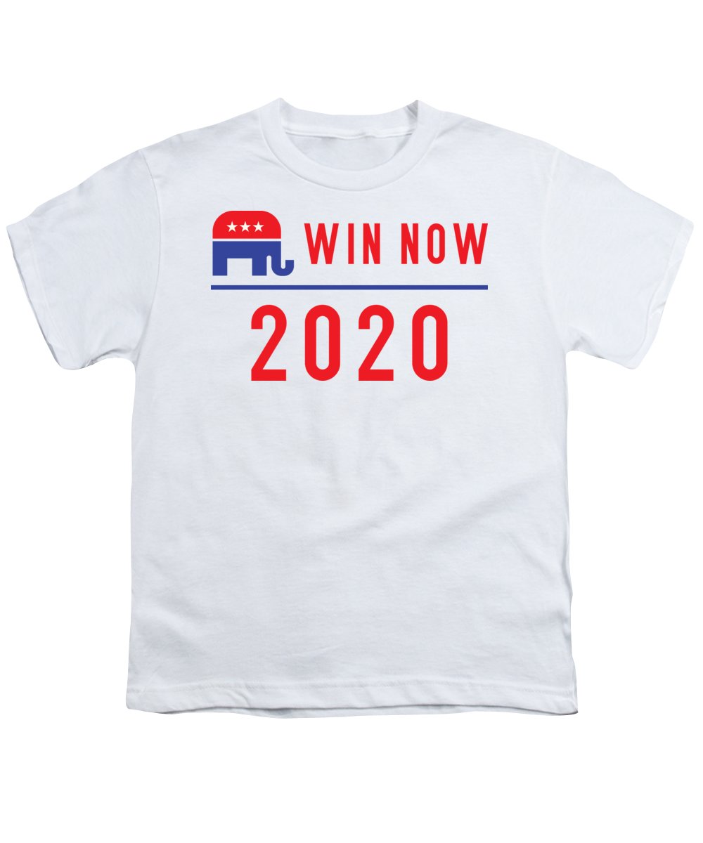 Republicans Win Now - Youth T-Shirt