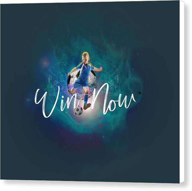 Soccer Kids Win - Canvas Print