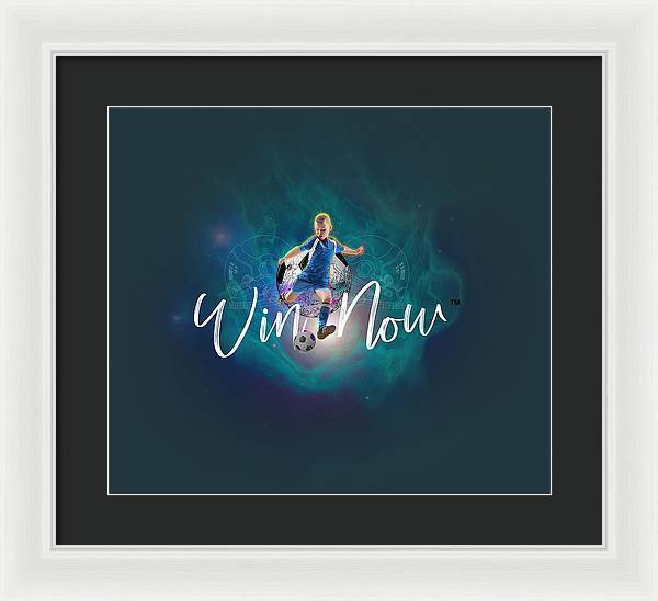 Soccer Kids Win - Framed Print