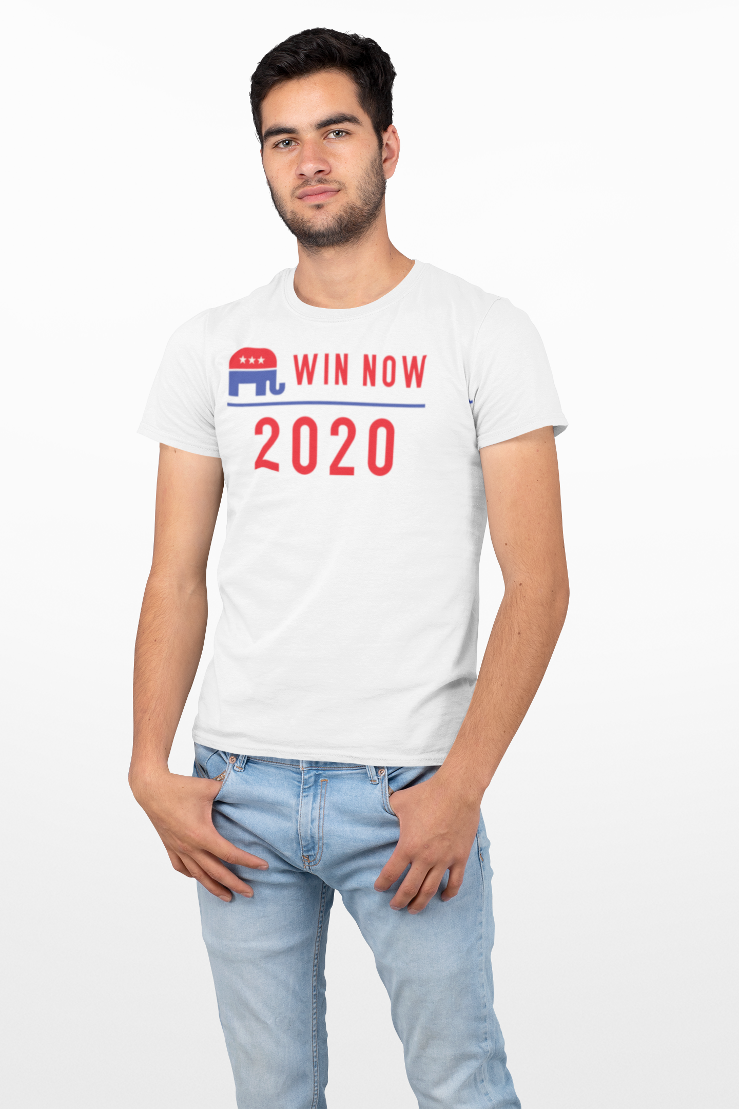 Republicans Win Now - Men's T-Shirt  (Regular Fit)